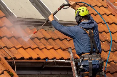 Démoussage et hydrofuge de toiture à Hommarting